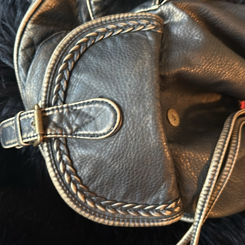 MontanaWest Backpack purse. Brown & Gold Color. - Picture 3 of 8
